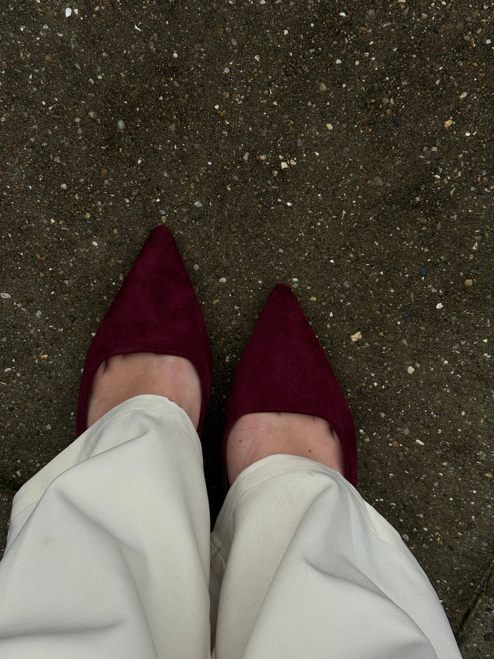 Stephanie Slingback Pumps - Bordeaux