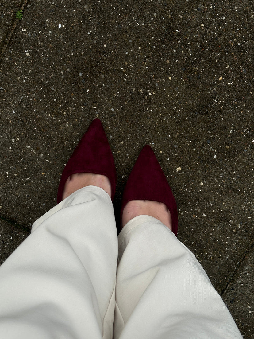 Stephanie Slingback Pumps - Bordeaux