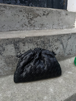 Aya Small Clutch - Black