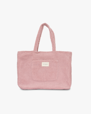 Teddy Tote Bag - Dusty Pink