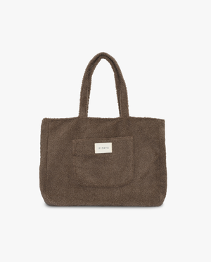 Teddy Tote Bag - Dark Brown