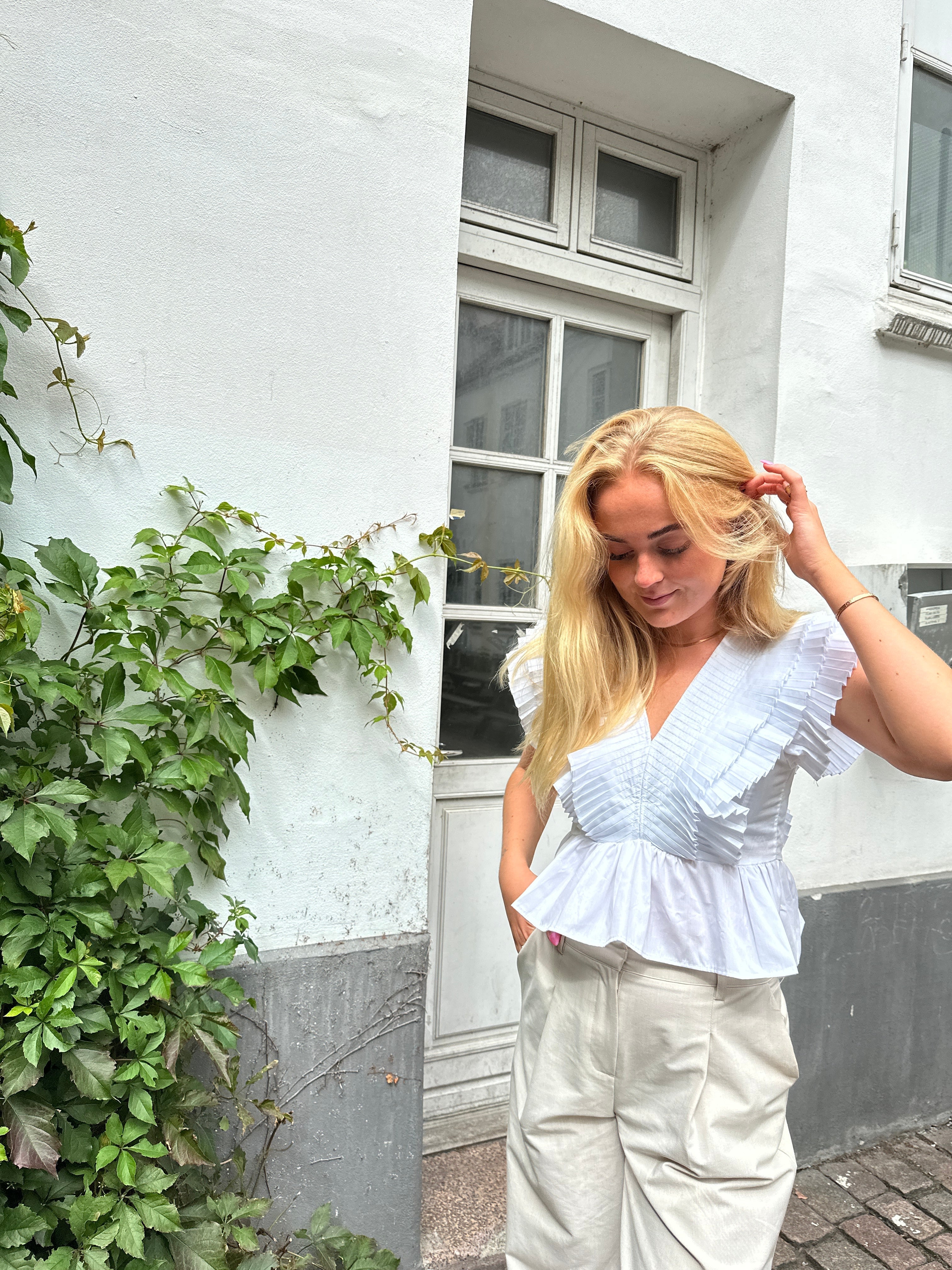 Mie Top - White