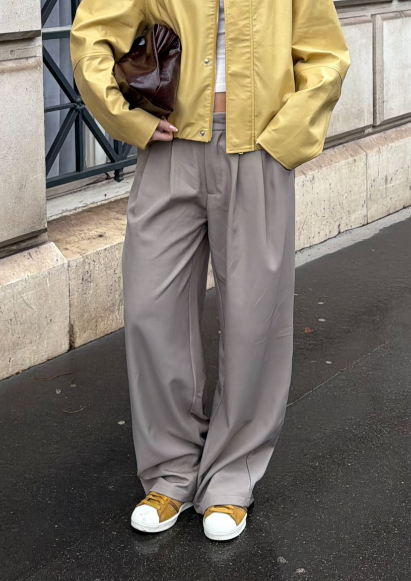 Nora Pants - Light Grey