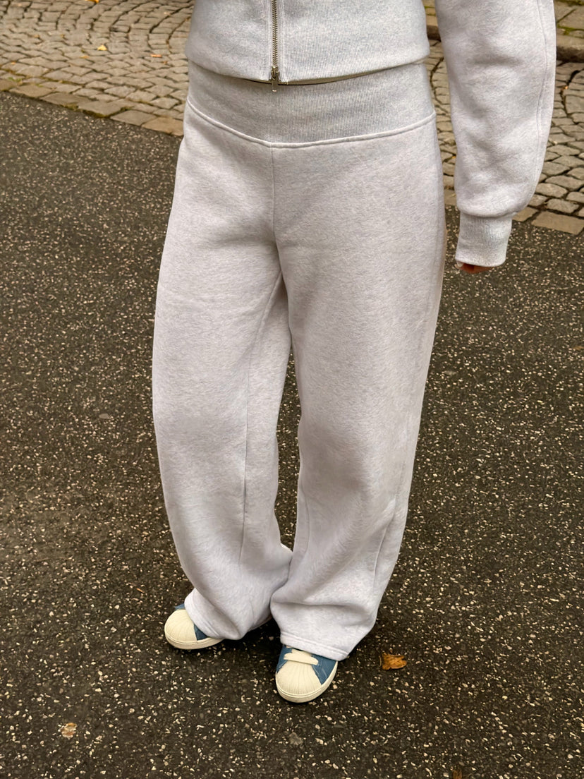 Ingeborg Sweatpants - Light Grey Melange