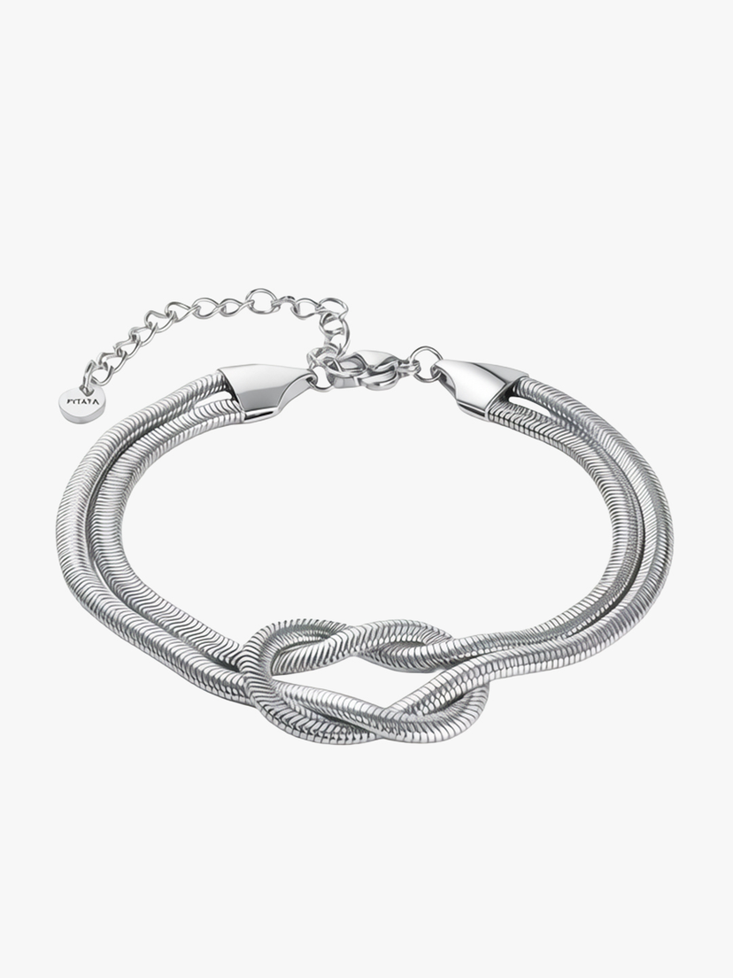 Linea Knot Bracelet - Stainless Steel