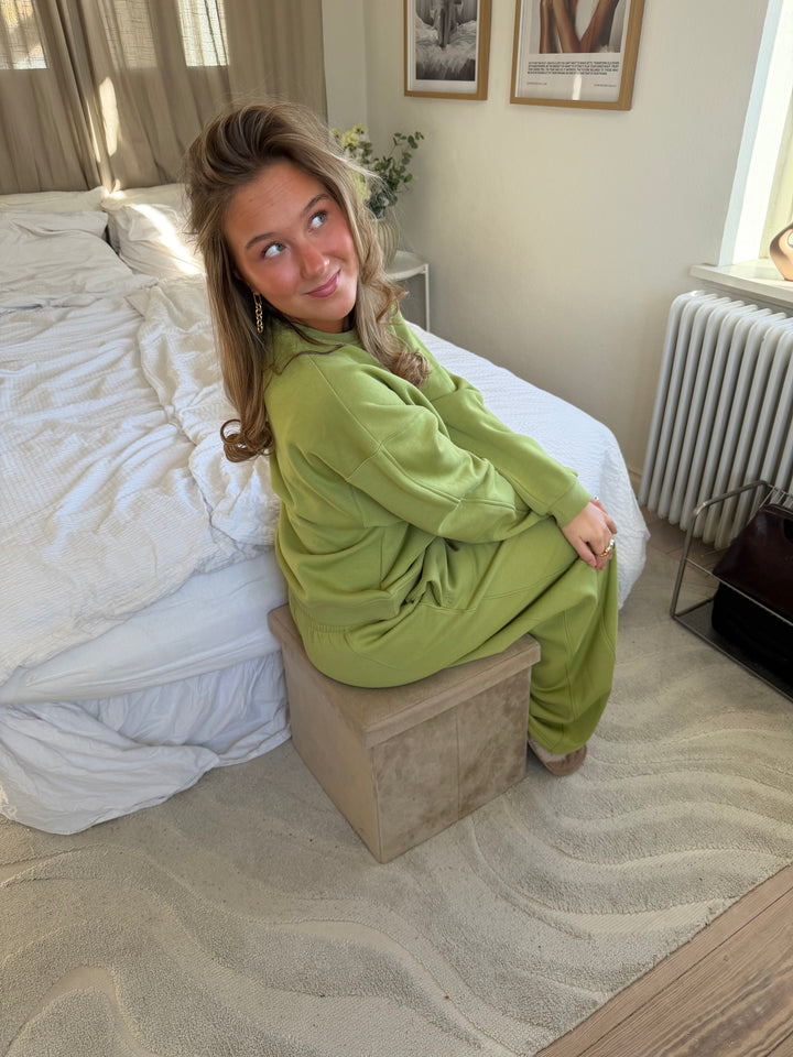 Filine Heavy Sweatshirt - Matcha Green