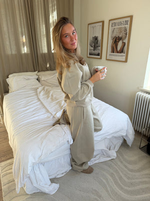 Filine Heavy Sweatpants - Chalk Grey