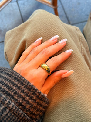 Ella Chunky Ring - Gold Plated