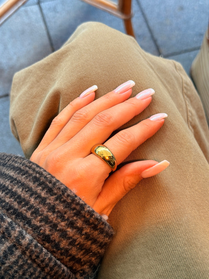 Ella Chunky Ring - Gold Plated