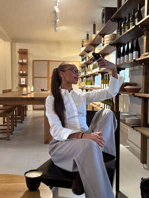 Georgina-rypistyspaita – Valkoinen