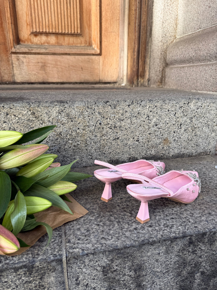 Irina Slingback Kitten Heels - Pink