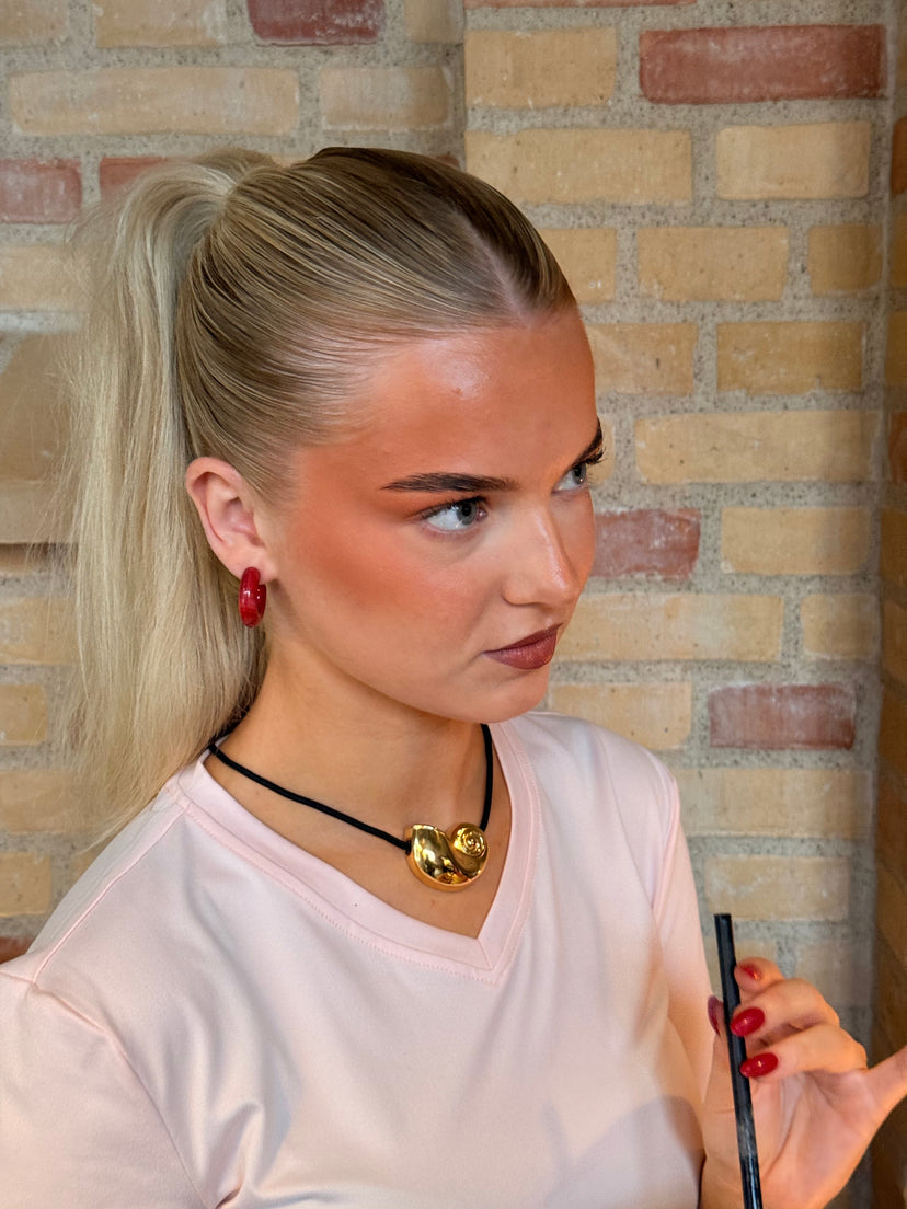 Gro Chunky Hoops - Red