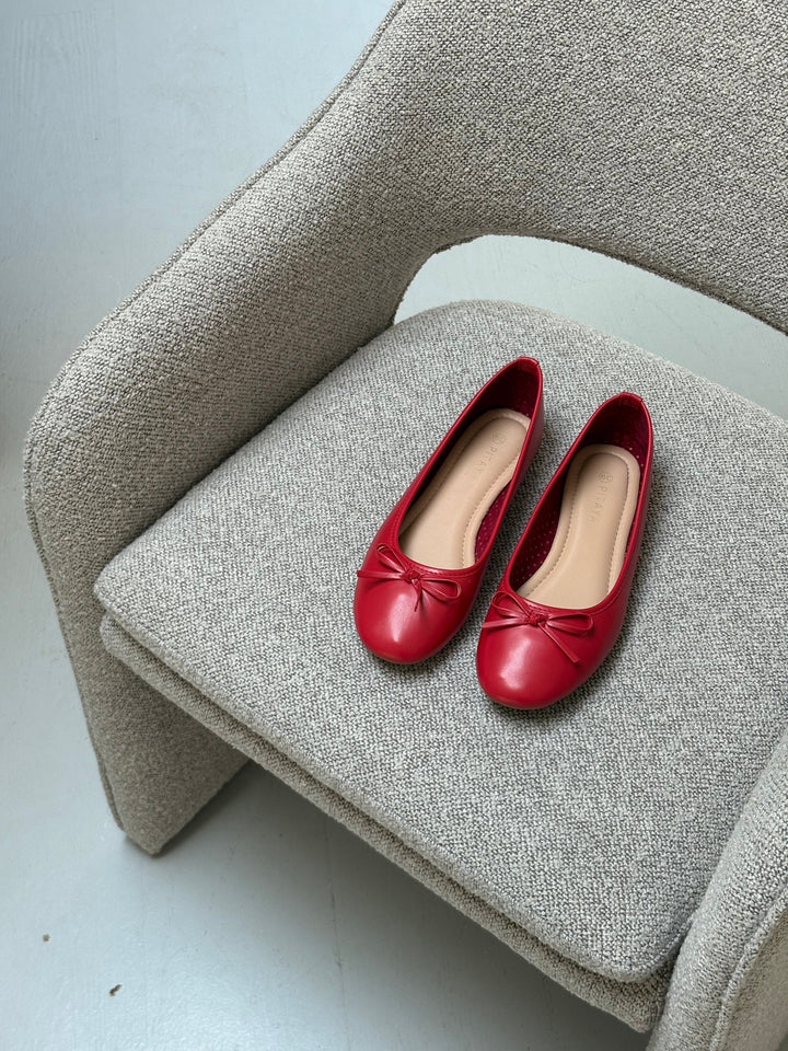 Dora Bow Ballerina - Red