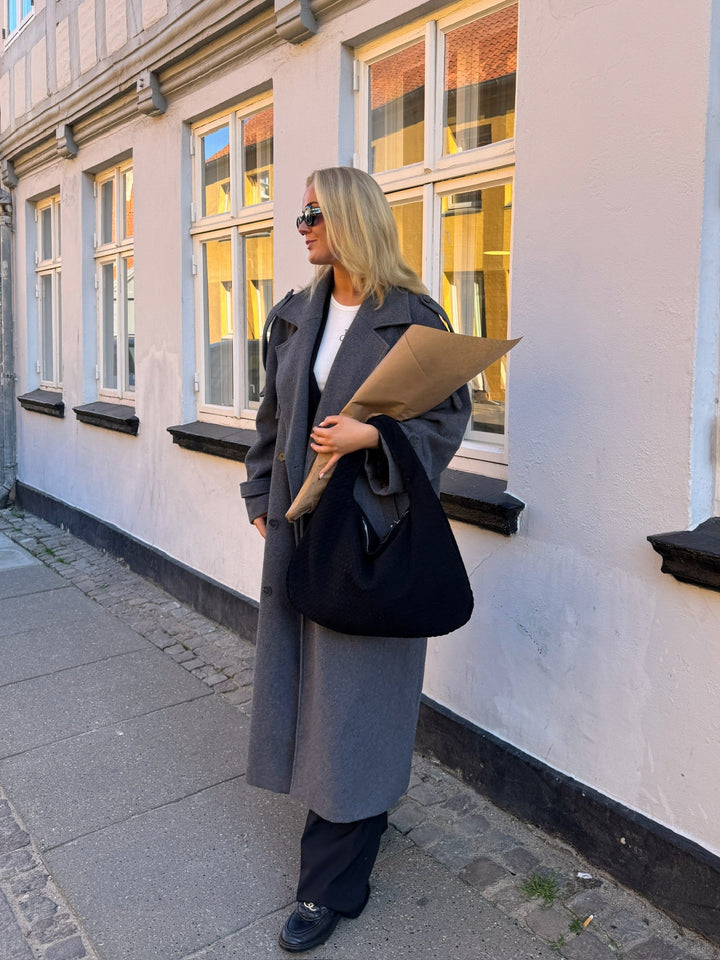 Charlotte Bag Faux Suede - Black