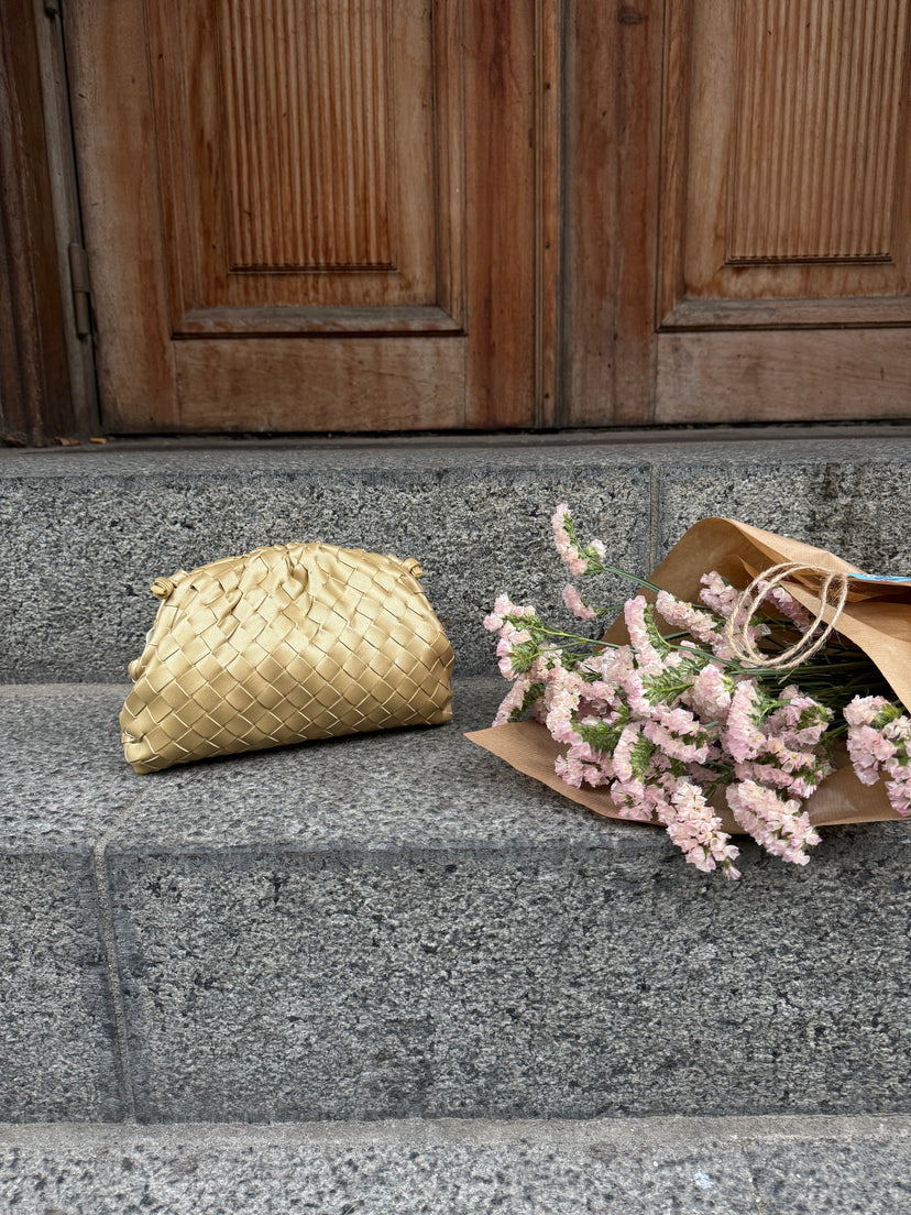 Aya Small Clutch - Gold