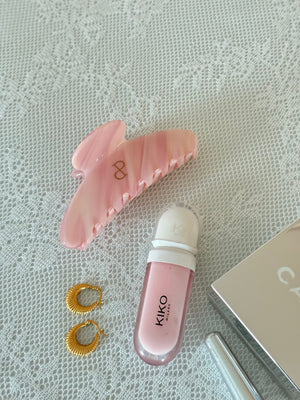 Emilie Large Pitaya Hairclip - Light Pink