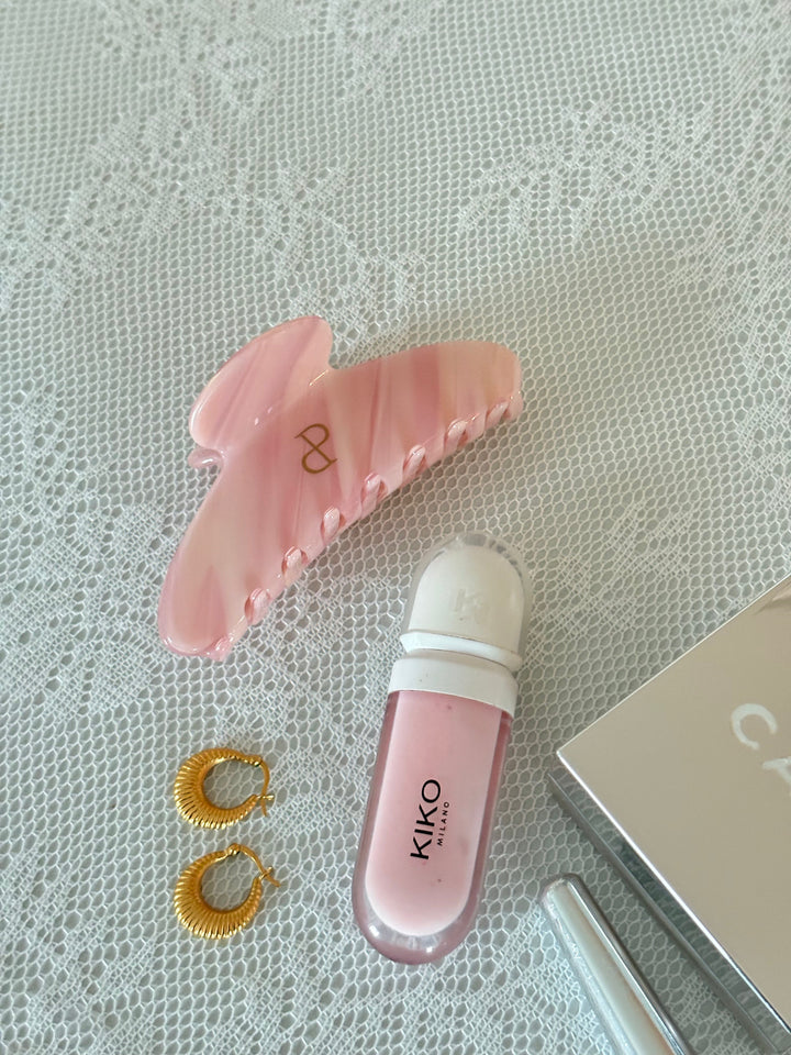 Emilie Large Pitaya Hairclip - Light Pink