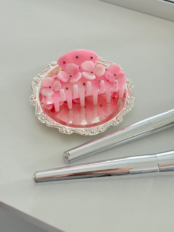 Ellen Flower haarclip - Lichtroze