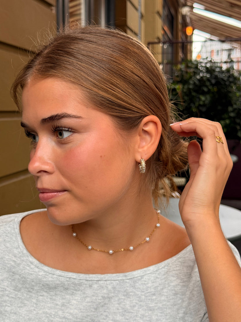 Clio Sparkle Earrings - Gold Plated