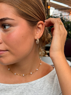 Clio Sparkle Earrings - Gold Plated