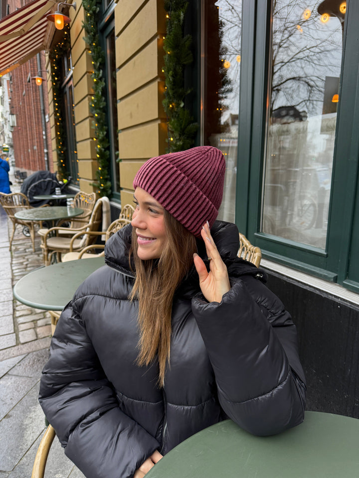 Fenja Beanie - Washed Burgundy