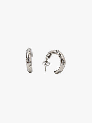 Lynn Medium Stone Earrings - Stainless Steel