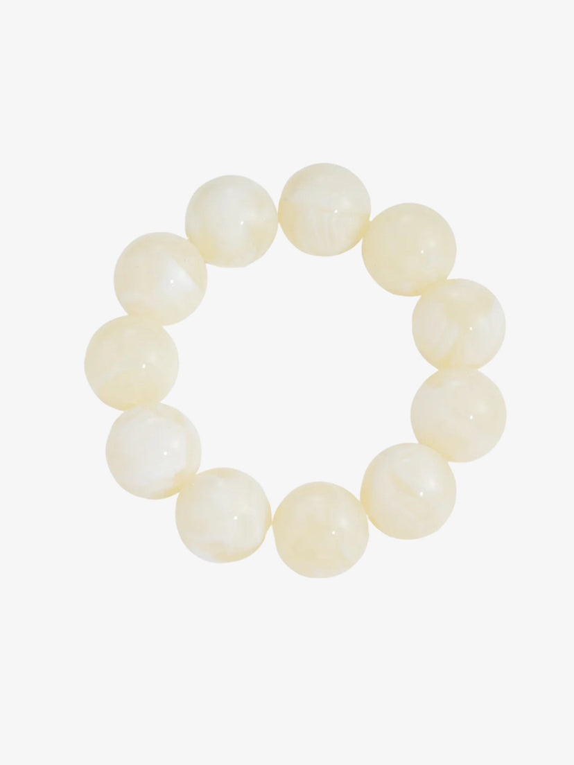 Joanna Large Pearl Bracelet - White