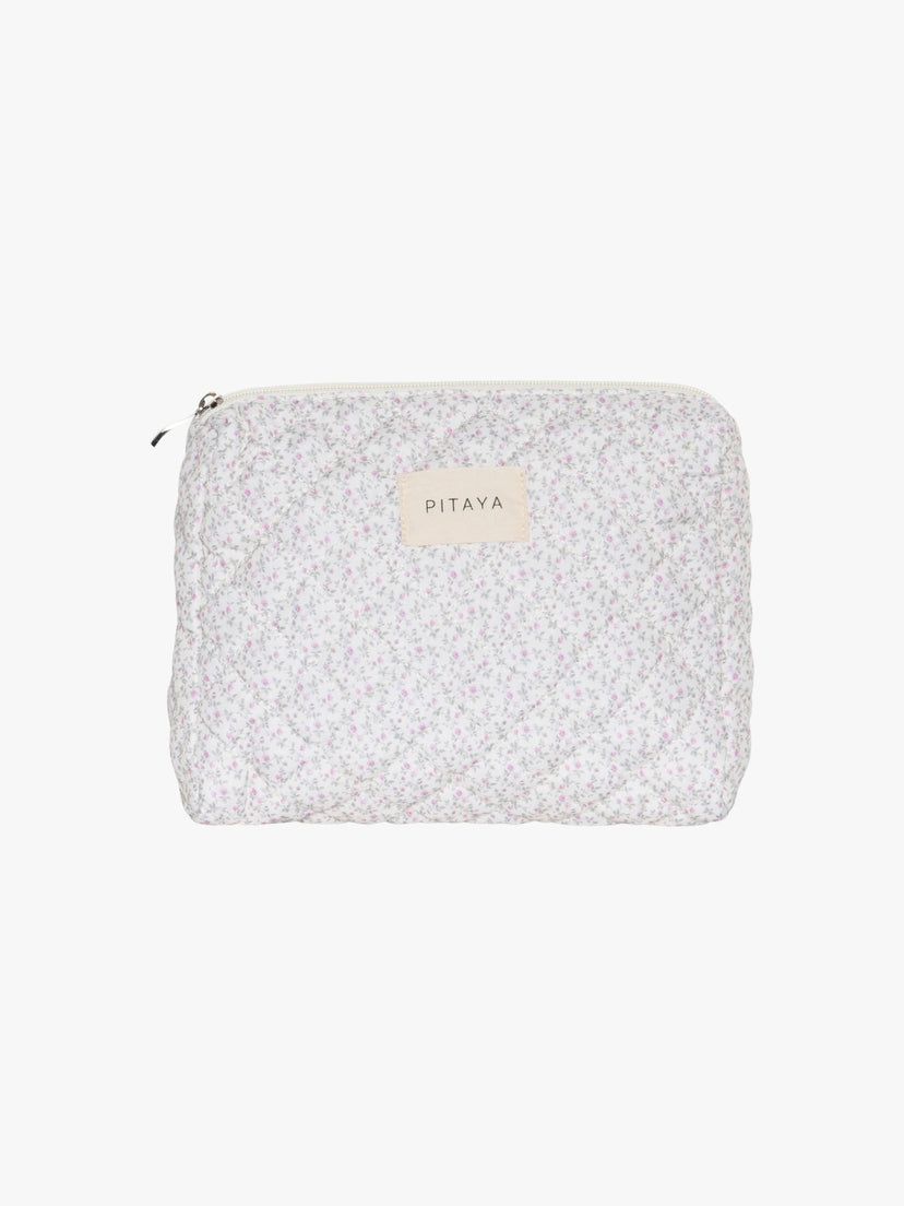 Medium Makeup Bag - Purple Flower