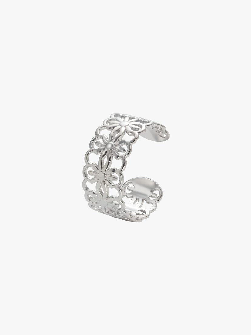 Grace Flower Ring - Stainless Steel