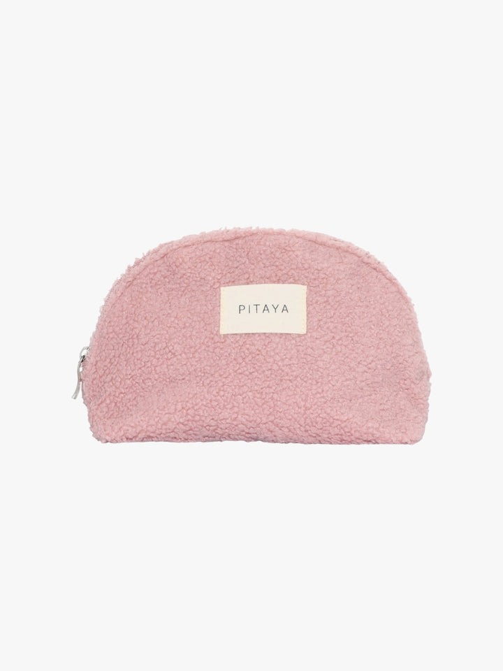 Teddy Makeup Bag Medium - Dusty Pink