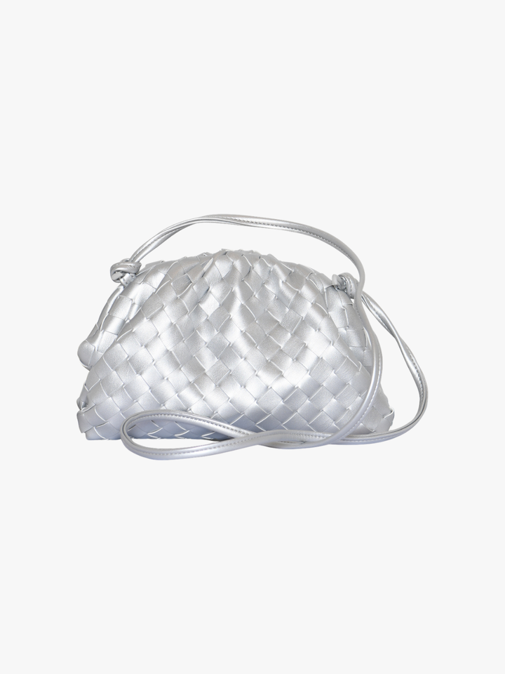 Aya Small Clutch - Silver