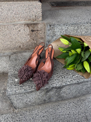 Laila Slingback - Chocolate Brown