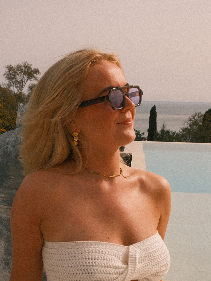 Mia Sunglasses - Brown Purple
