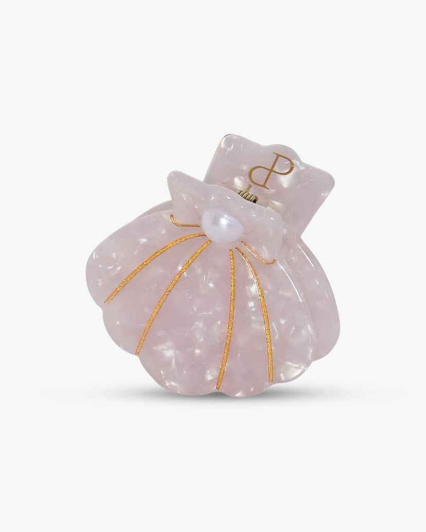 Saga Micro Shell Hairclip - Light Purple