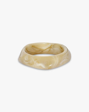 Sigga Horn Bangle Bracelet - Beige