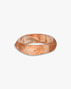 Sigga Horn Bangle Bracelet - Light Brown